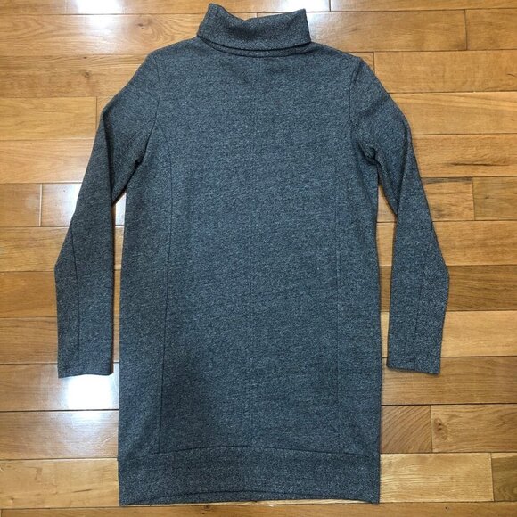 Lou & Grey Turtleneck Sweatshirt Gray Dress Size S - Picture 4 of 9